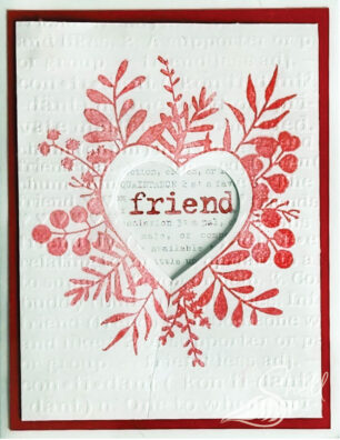 Handmade friendship card